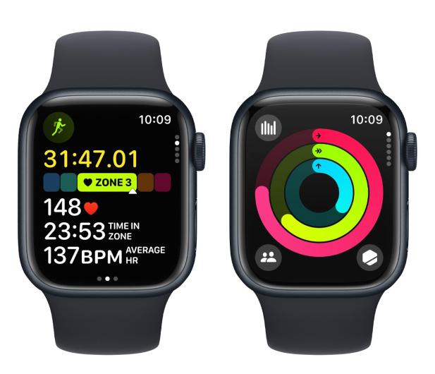 Apple Watch 9 41/Midnight Aluminum/Midnight Sport Band M/L GPS - 1180318 - zdjęcie 9